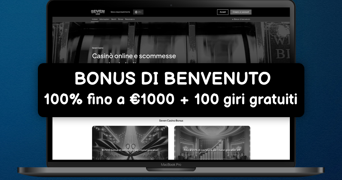 Seven Casino welcome bonus